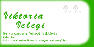 viktoria velegi business card